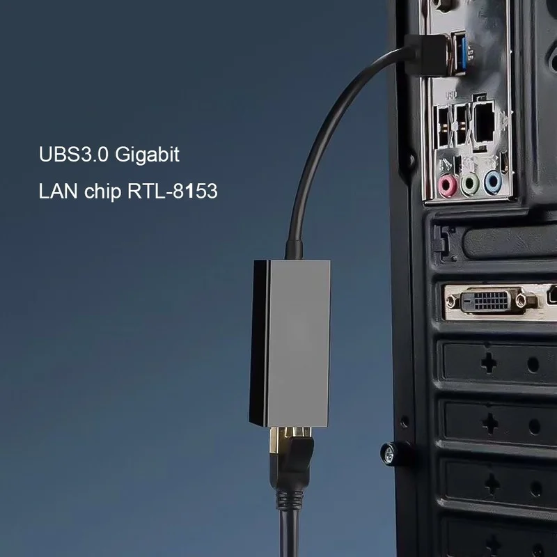 Ethernet-адаптер USB 3 0 сетевая карта к RJ45 1000 Мбит/с Lan RTL8153 для Macbook ноутбука Ethernet
