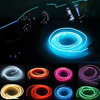 led car interior lights ambient strip light neon strip led usb automotive flexible lamp tube car decoration accessories
