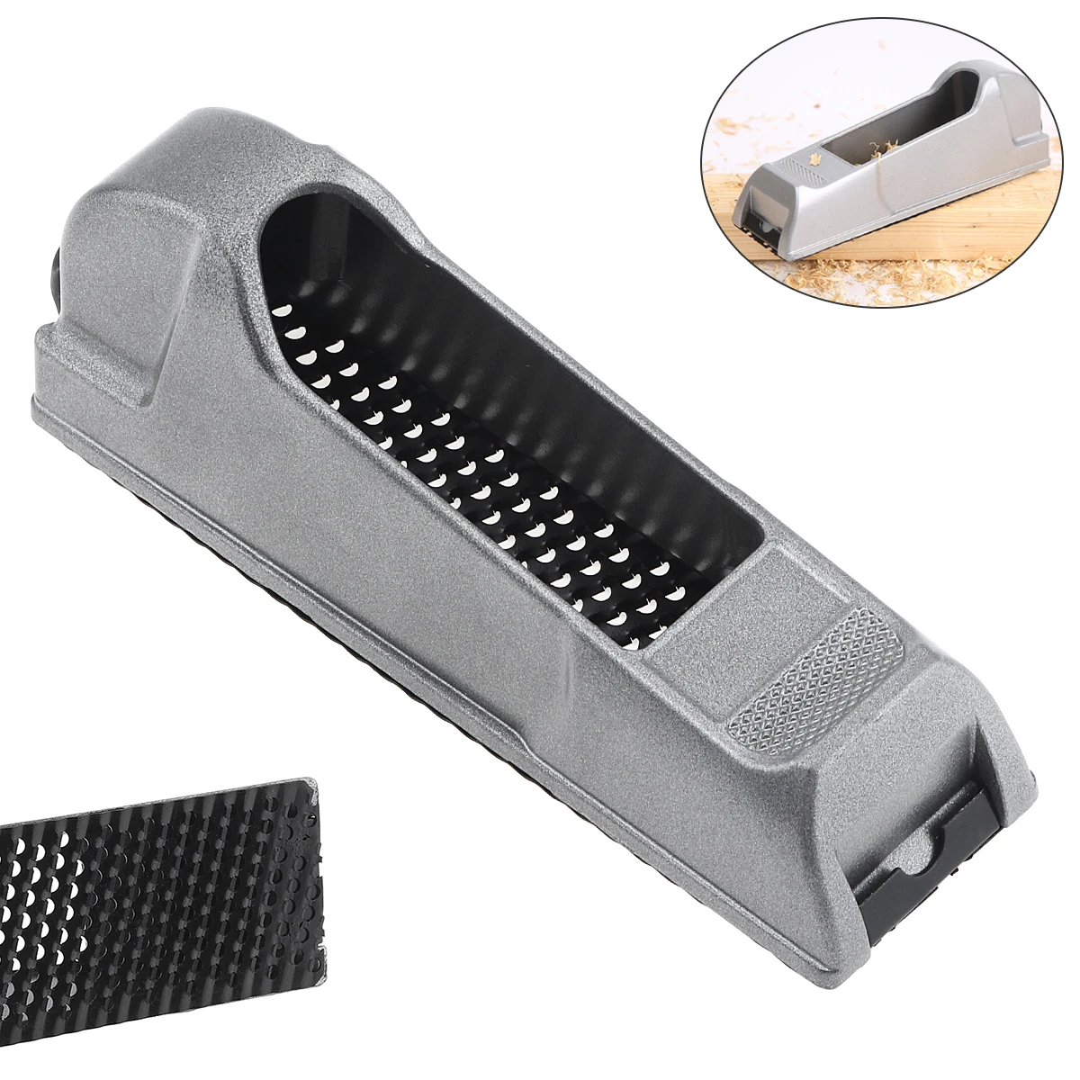 

Metal Block Plane File Planer Woodworking Tool Stainless Steel Board Rasp Plane File Fiberglass Planer DIY
