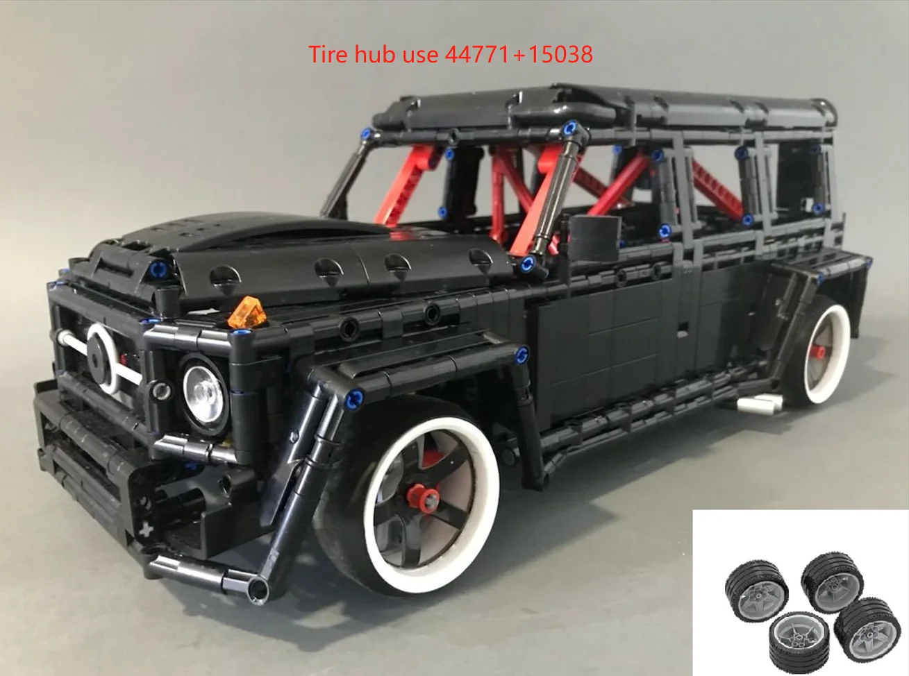 

MOC-45204 электронный рисунок 2002 шт. домашних строительных блоков для съемной оболочки Meside Gelandewagen Brabus