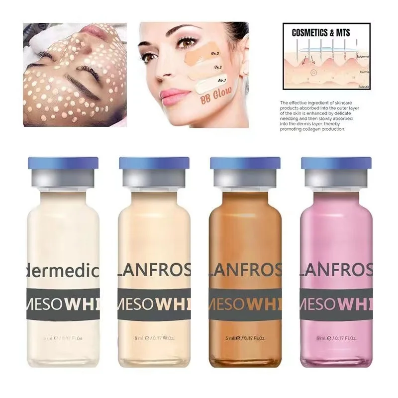 

5ml*10 Whitening BB Cream Whitening Anti-aging Concealer Korean Makeup Semi-permanent BB Whitening Microneedle Import