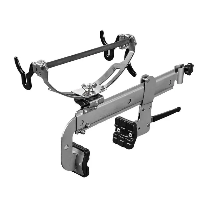 

Fishing Pole Holders Stainless Steel Fishing Clamp Stander Rail Mounting Easy Using Angel Adjustable Fishing Supplies For