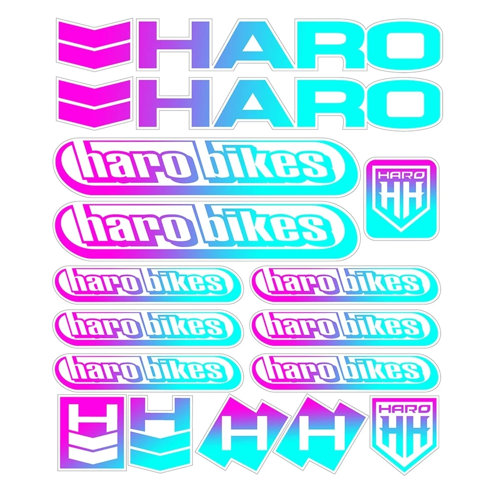 Светоотражающие виниловые наклейки на раму велосипеда для HARO BMX