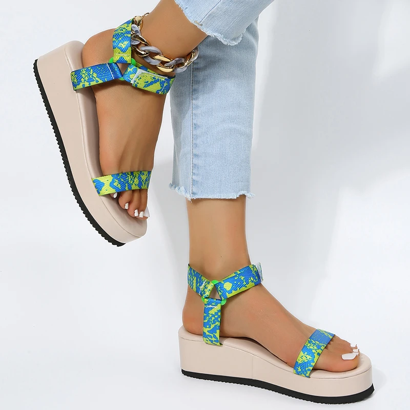 

Женские сандалии с открытым носком, на платформе, Размеры 35-43