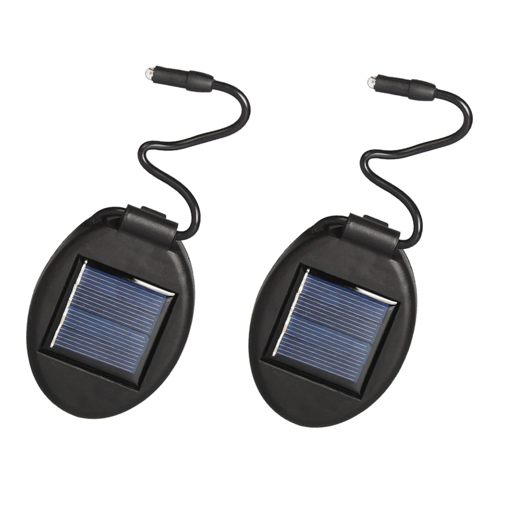 

2 Pieces Flowerpot Light Decoration Solar Light-operated Pot Lights Landscape 0 25W Straw Hat Bead Button Switch Plant Lamp Yard