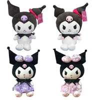 sanrio kuromi plush doll cute plushie doll anime peripheral series dress my melody cartoon little devil toys for children