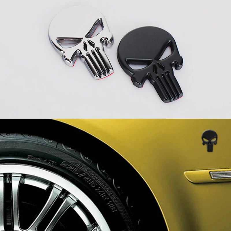 

3D Metal Skull Car Trunk Stickers For Audi A5 A6 A3 8V 8P S3 A4 B5 B6 B7 B8 B9 S4 Q1 Q3 Q4 Q5 Q7 SQ3 SQ5 8U 8L TT TTS RS Sline S