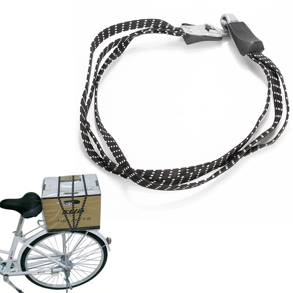 

1 шт. велосипедный багажный трос, эластичные ремни для горного велосипеда, шнур с крючками, высокая эластичность, удобный для переноски, ремни для велоспорта на открытом воздухе