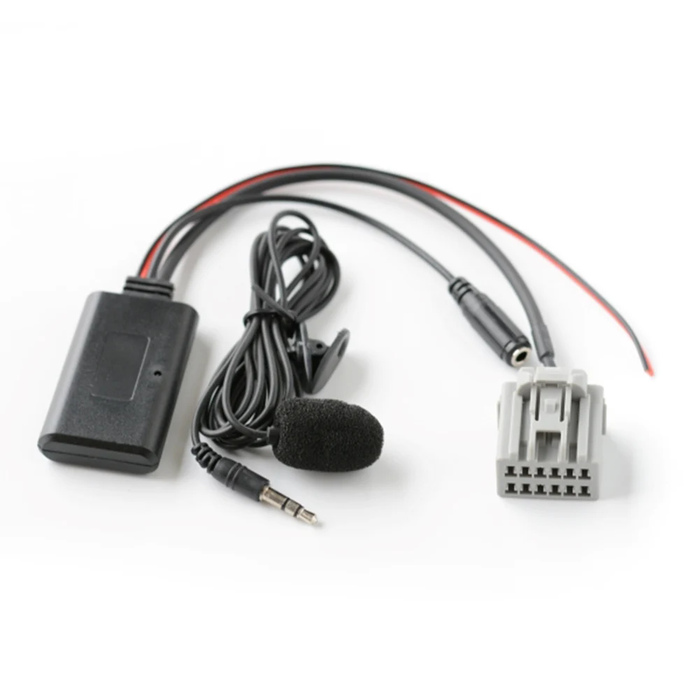 

1 компл. Bluetooth-совместимый кабель для Ford Fiesta 2008-2010 автомобильный Bluetooth-совместимый кабель-адаптер 5,0 Aux с микрофоном