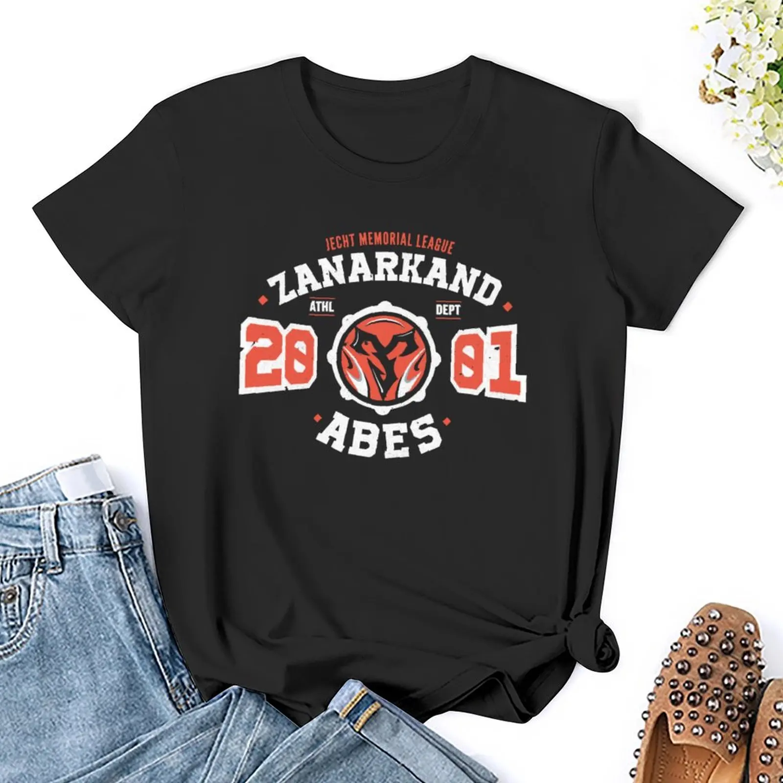 Занарканд эбес blitzball футболка чемпионата винтажная одежда быстросохнущие