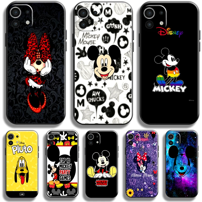 

Mickey Minnie Mouse Piuto For Xiaomi Mi 11 Mi 11 Lite 5G Phone Case For Xiaomi 11 Lite 5G Carcasa Liquid Silicon Back Coque TPU