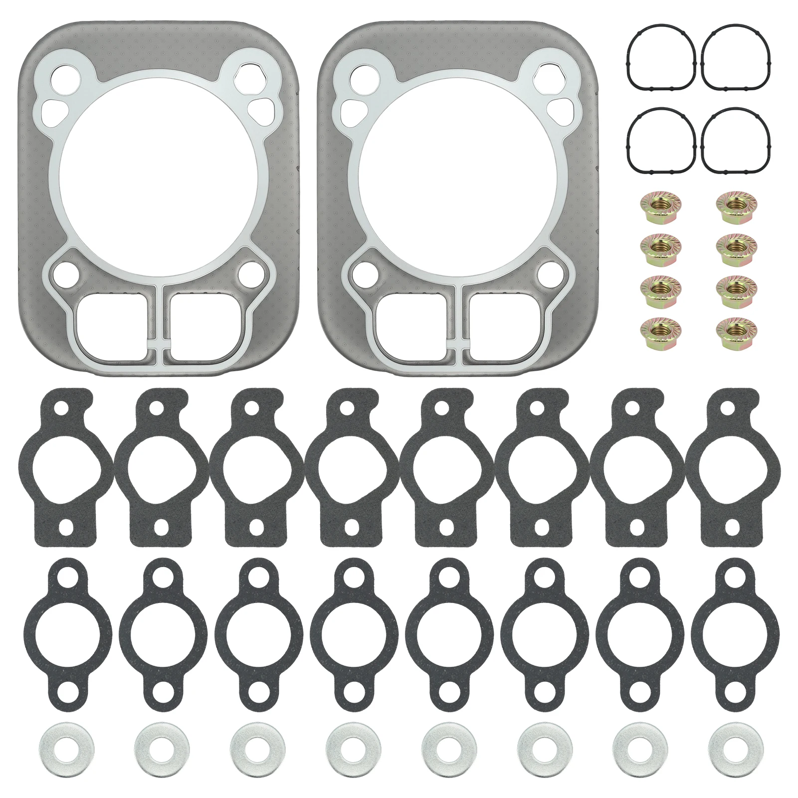 

2 комплекта прокладок головки блока цилиндров для Kohler 24-841-04S, 24 841 03S, 24 041 37-S, 24 041 32