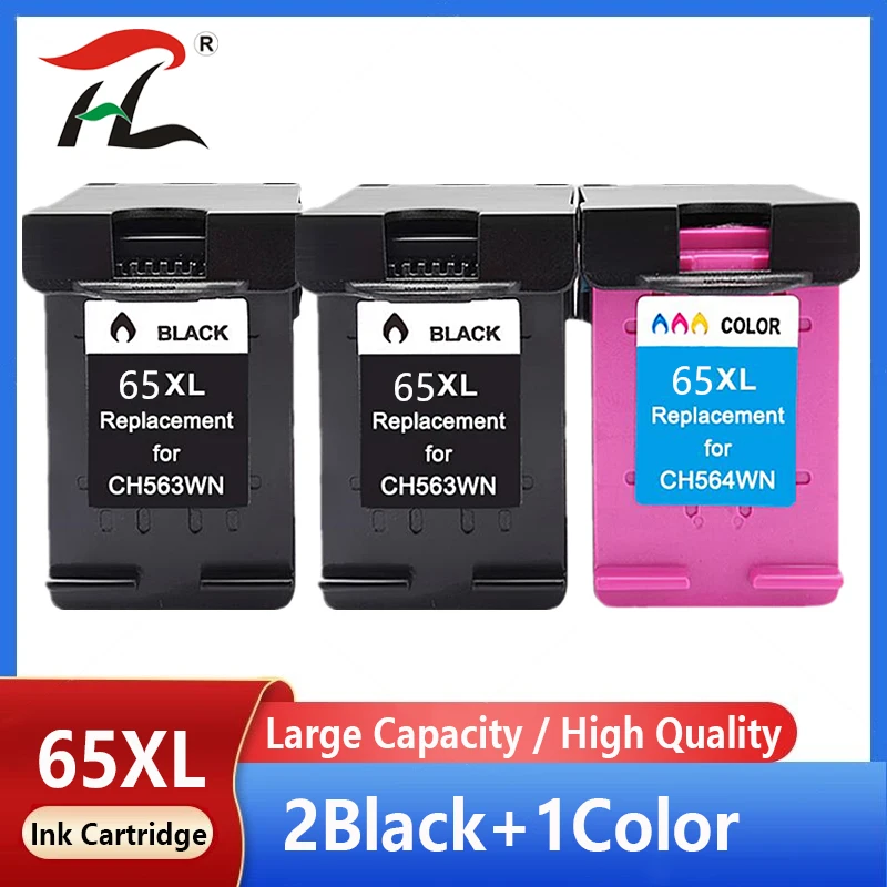 

Compatible 65XL Ink cartridge for hp 65 XL Cartridge for hp65xl for hp65 for hp Envy 5010 5020 5030 5032 5034 5052 5055 printer