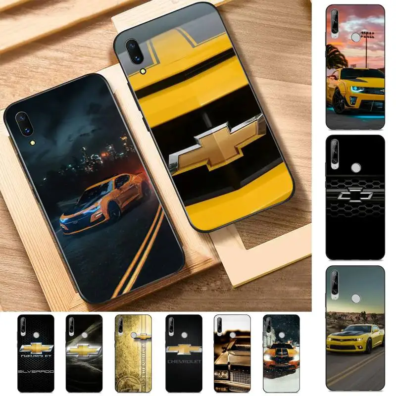 

Sports Car Chevrolet Phone Case for Huawei Y 6 9 7 5 8s prime 2019 2018 enjoy 7 plus