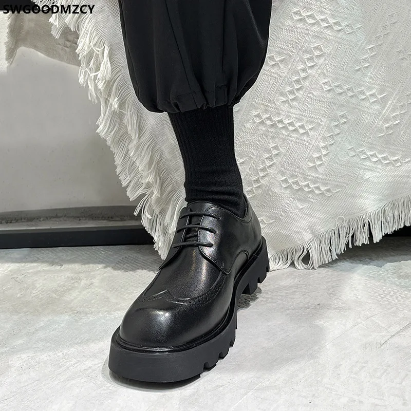 

Офисная повседневная обувь для мужчин, итальянские классические туфли для мужчин, деловые туфли DERBI для мужчин, повседневные деловые парикм...