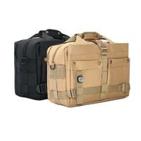 mens army handbag military tactical bag waterproof shoulder bags hunting accessories pistol case range bag nylon large capacity