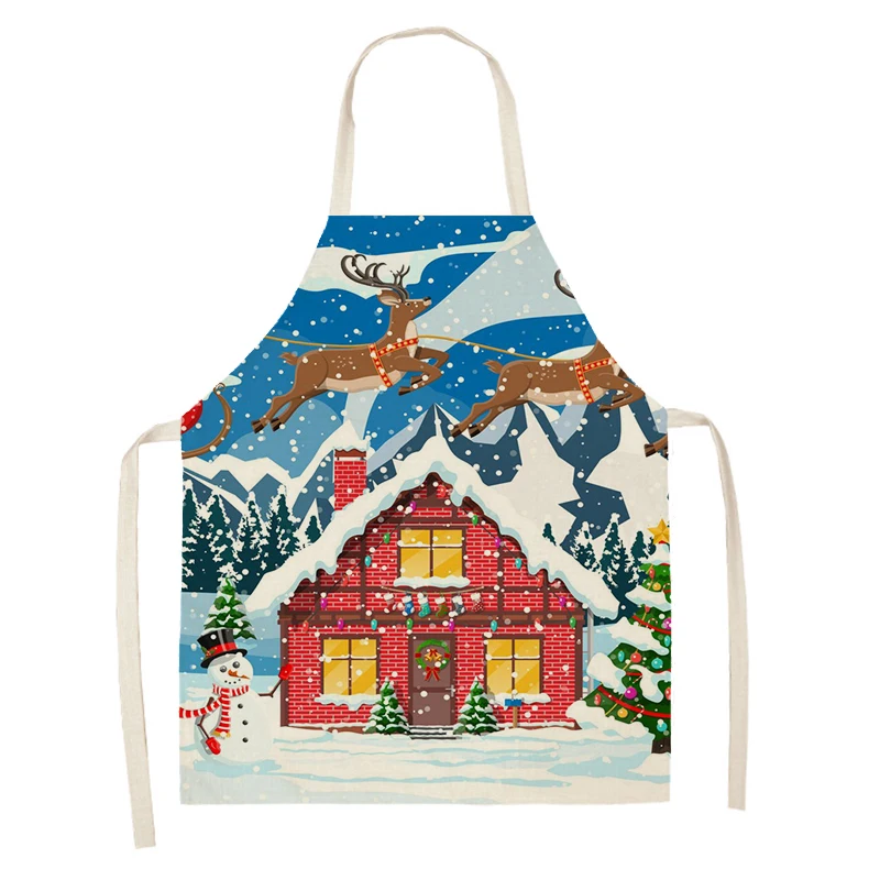 Кухонный Фартук для женщин льняной водонепроницаемый фартук мужчин и детей