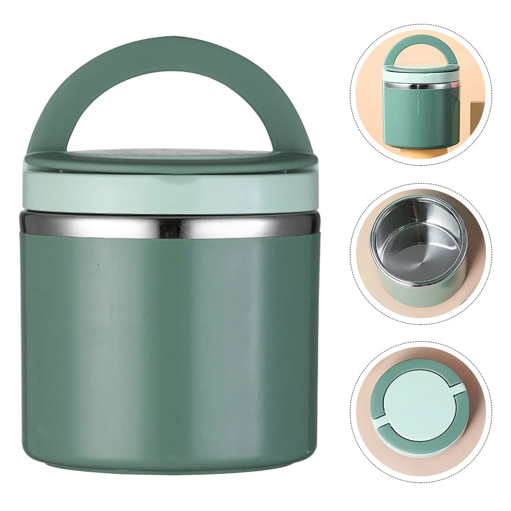 

Containersoup Insulated Cup Containershot Thermal Breakfast Bowl Bowls Stainless Steel Jar Insulationporridge Bento Lids Oatmeal