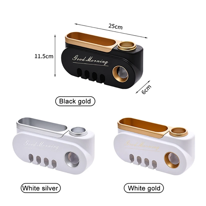 Подвесной держатель для зубных щеток автоматический дозатор зубной пасты