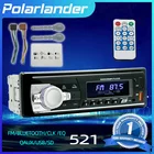 Автомобильный радиоприемник PolarLander 1 Din с сенсорным управлением жестами, FM, AUX, светодиодным дисплеем, Bluetooth 4,0, 12 В постоянного тока, 2USB-порта, музыкальный голосовой помощник