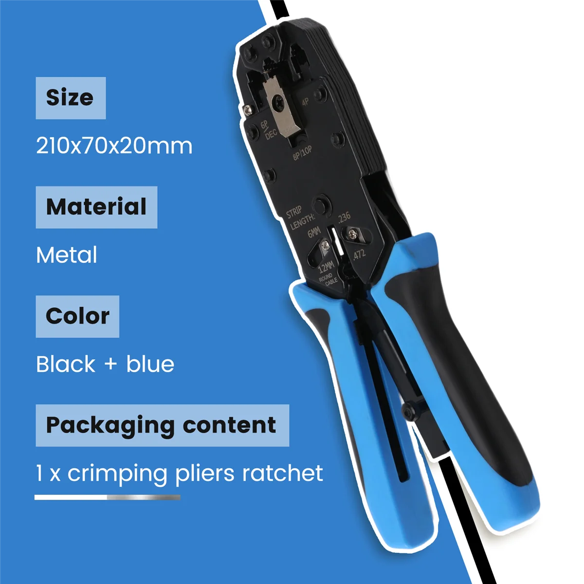 Сетевые щипцы RJ45 10P 8P 6P 4P инструменты для обжима инструмент зачистки разъема RJ11 RJ12