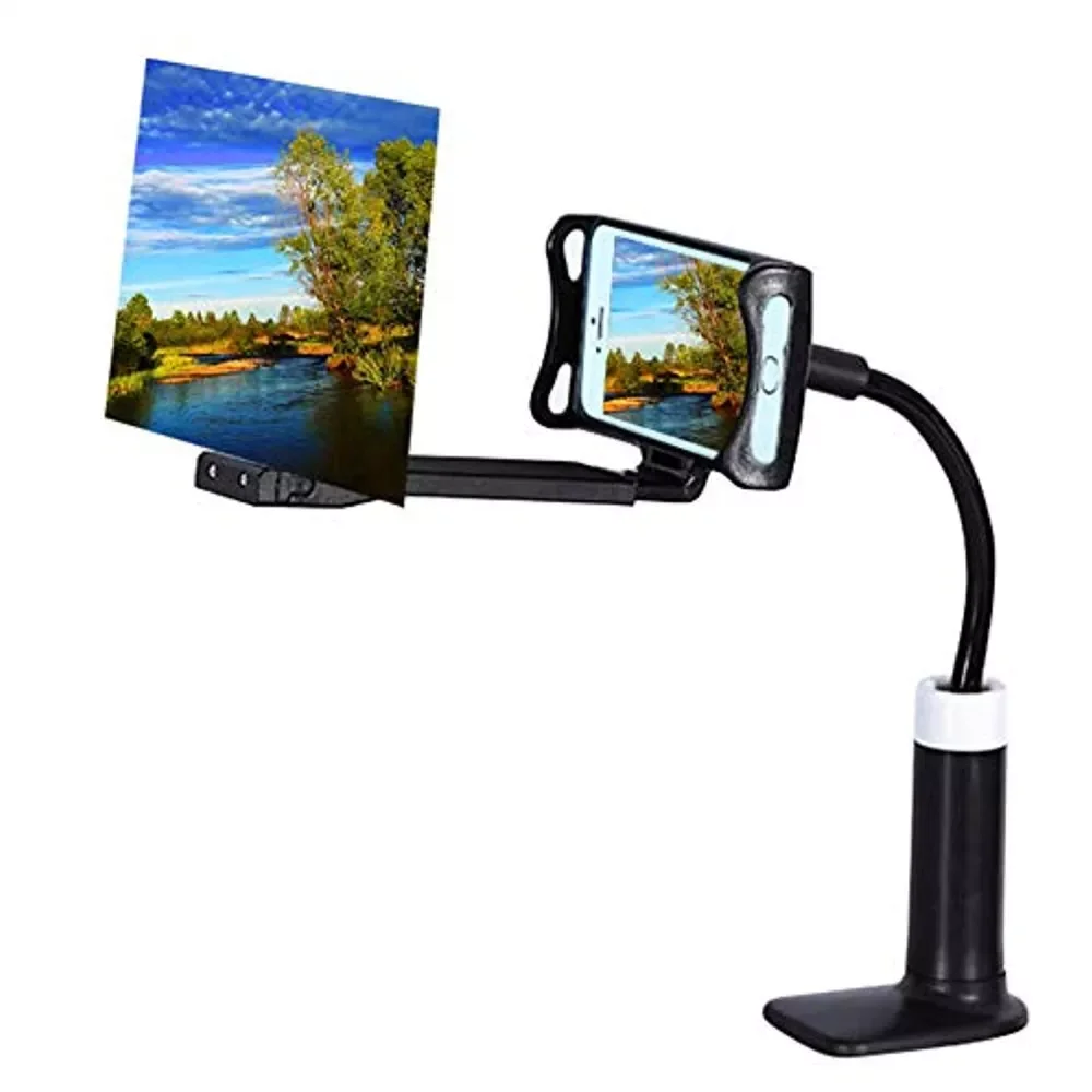 

2023 Mobile Phone Screen Amplifier Desktop Phone Holder for For iPhone XS MAX Galaxy 4.5-7.0 inch Phone screen Magnifier 3D HD M