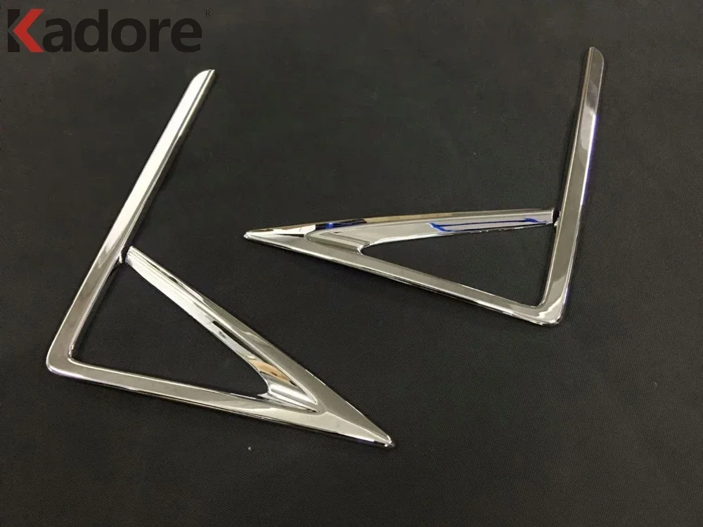 Передняя противотуманная фонарь обшивка для Toyota AI Voxy R80 2017 2018 хромированная