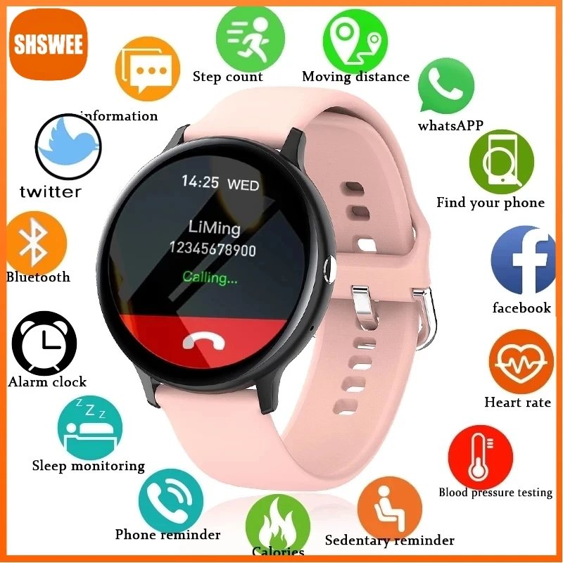 

For Xiaomi Huawei Smart Bluetooth Call Watch Men Women Sports Heart Rate Multifunctional Bracelet Watches Woman For Android IOS