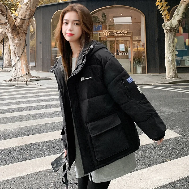 2022 New Winter Women Parkas Jackets Casual Hooded Thick Warm Windproof Parkas Coat Fashion Female Outwear Long Parkas