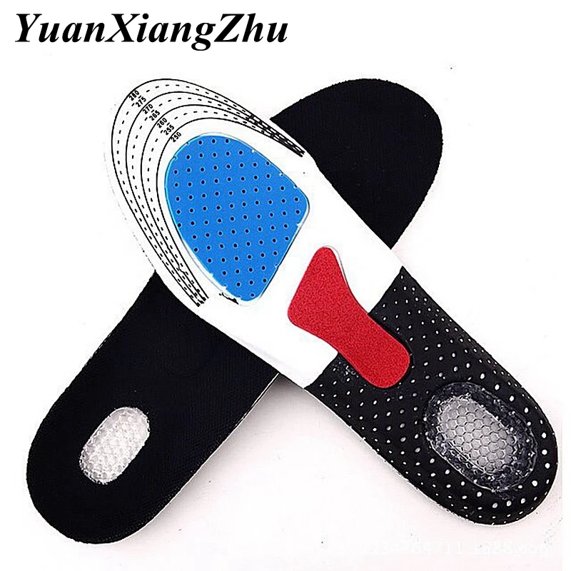 Orthopedic Silicone Insoles for Shoes Arch Support Insole Sport Shoes Pad Thickening Shock Absorption Shoes Pads Soft Insole