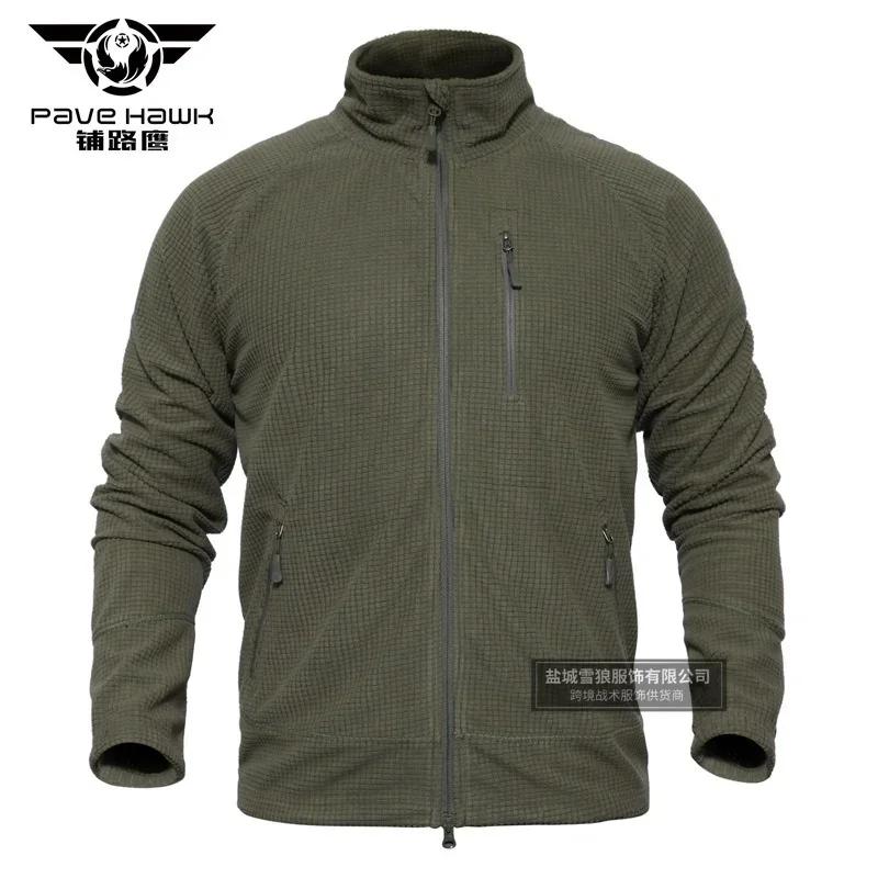 Мужская Флисовая тактическая куртка теплая для тренировок на открытом воздухе