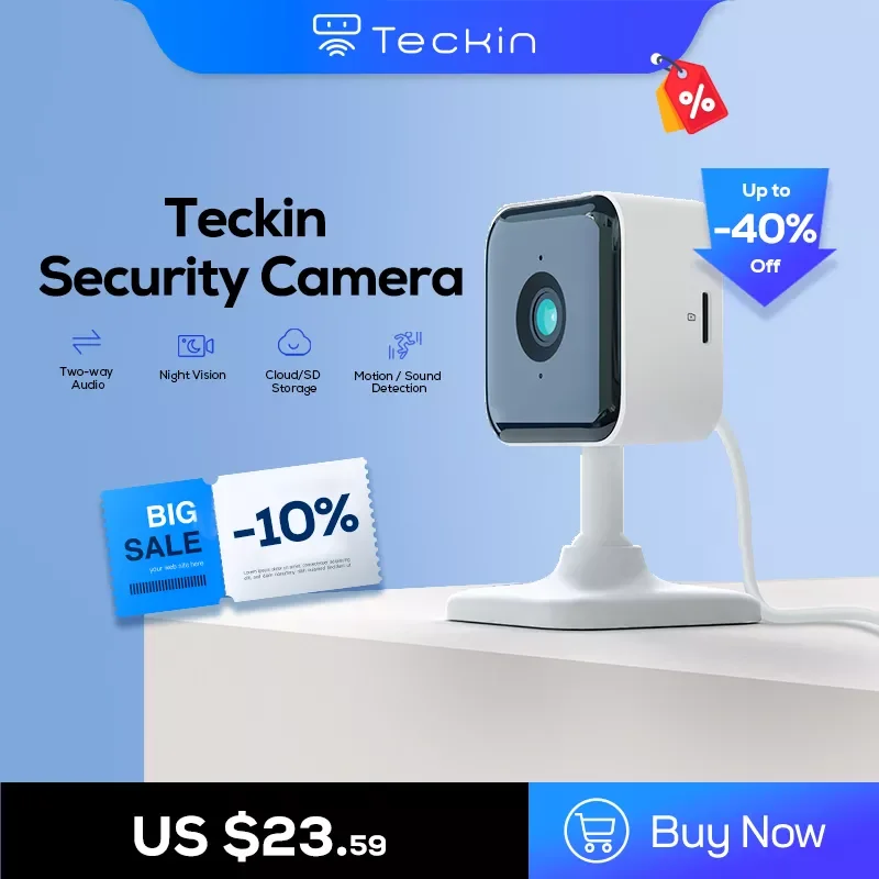 

Ip-камера Teckin, 1080P, Wi-Fi, ночное видение