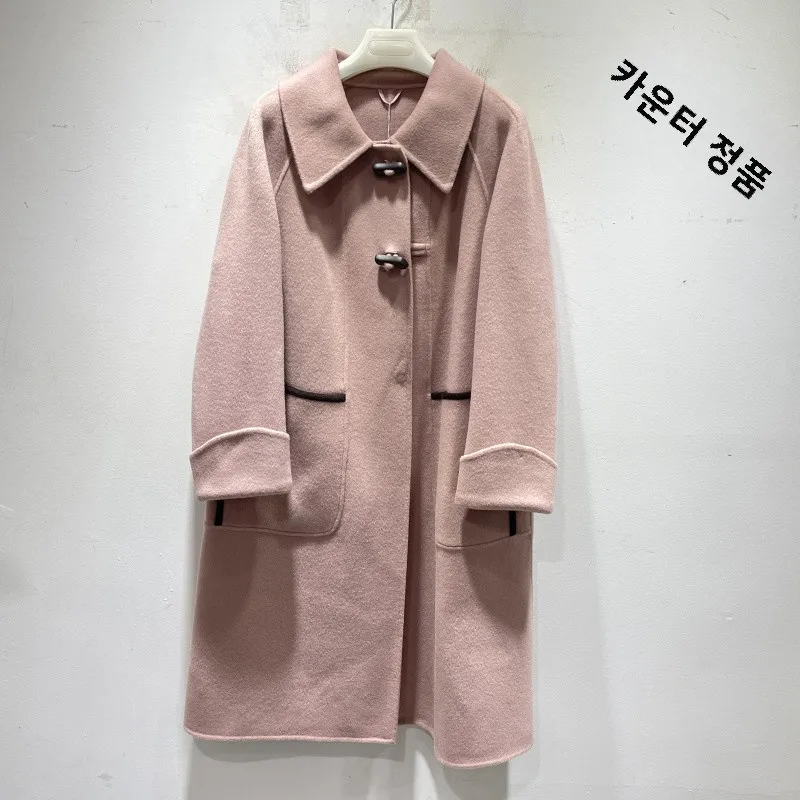 Wanfei OSY-24S7637 Counter Genuine Goods зимняя одежда новинка 2024 модное двустороннее кашемировое