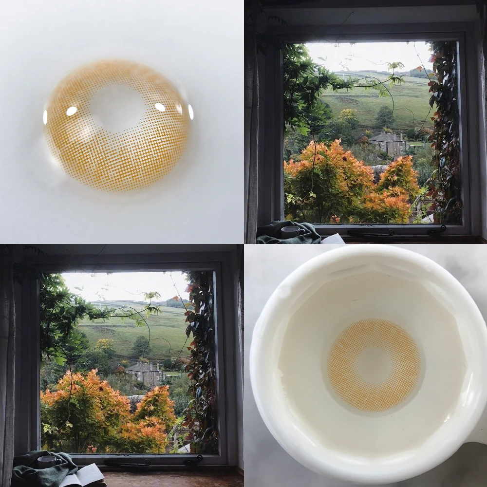 Контактные линзы OVOLOOK 14 0 мм естественного цвета ed для глаз, цветные линзы для маленьких зрачков, 1 пара, линзы для глаз