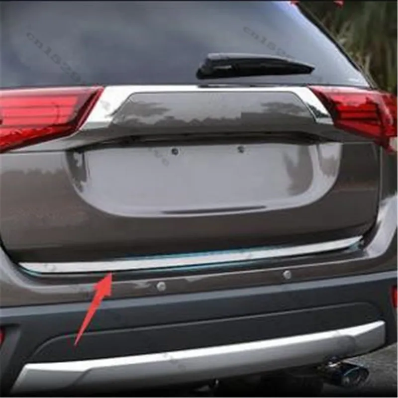 

Fit For Mitsubishi Outlander 2013-2019 Tailgate moulding stainless steel External Tailgate lower trim strip Car styling