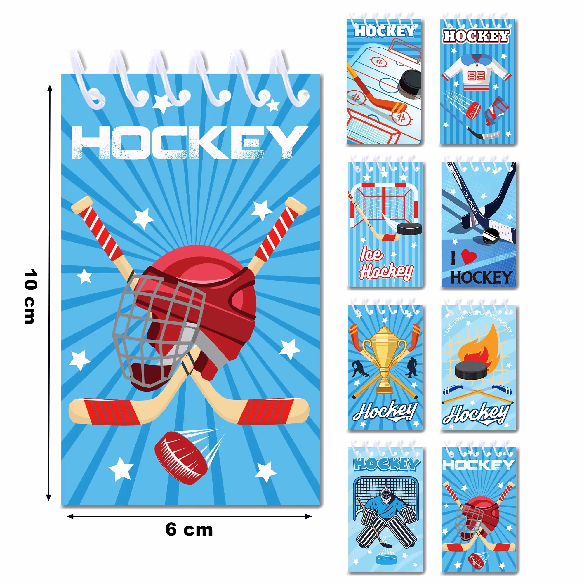 

Хоккейные мини-блокноты