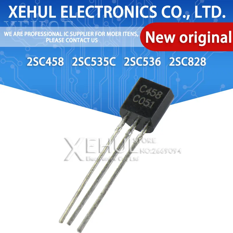 

50PCS C458 2SC458 2SC828 C536 2SC536 C535 2SC535 TO-92 C828 TO92 new triode transistor
