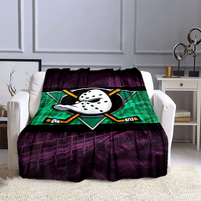 

Спортивное одеяло с мультяшным принтом для хоккея, удобное покрывало для дивана, многофункциональное портативное теплое одеяло для путешествий