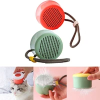 mini cat hair remover comb self cleaning slicker steel brush hair grooming brush pet dematting comb pet grooming tools