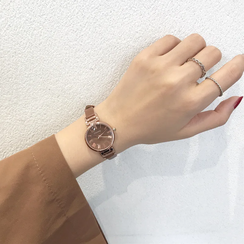 Часы с французскими часами для женщин студенток средней школы Корейская версия