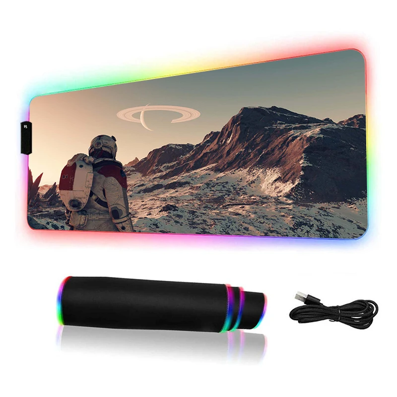 

Коврик для мыши с подсветкой, RGB, Starfield