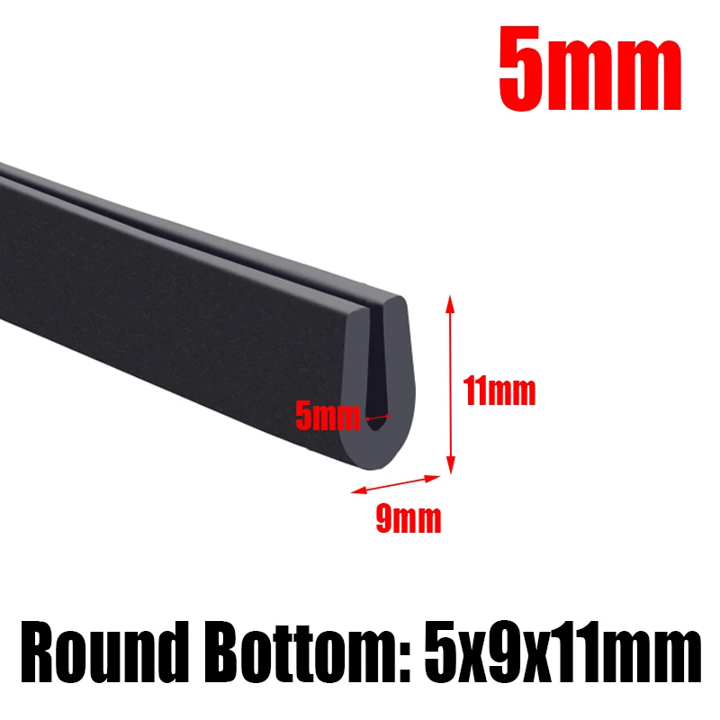 

Черная резиновая уплотнительная лента 1 метр