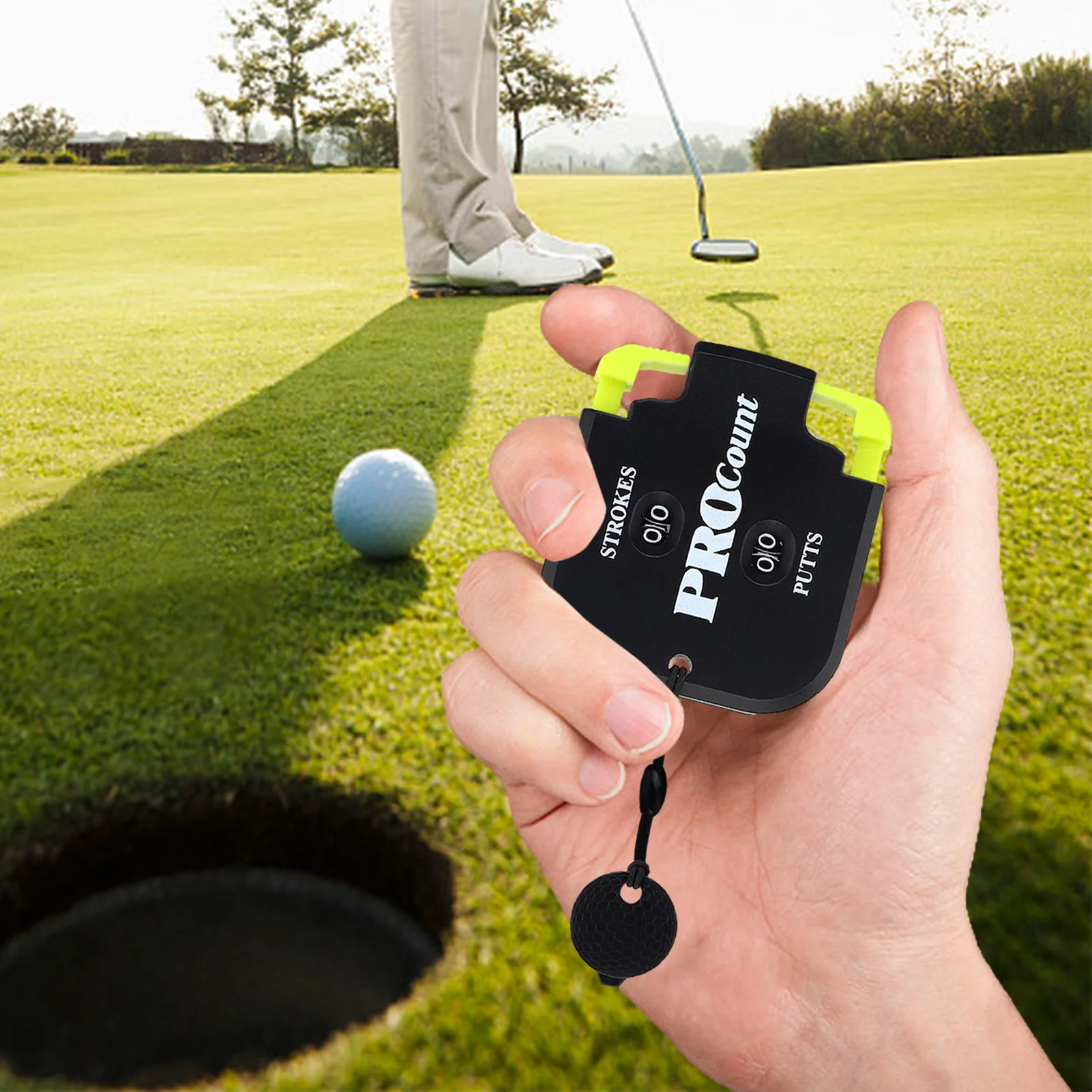1 шт. Профессиональный гольфский Scorecard Square Golf Stroke Putt счетчик очков индикатор