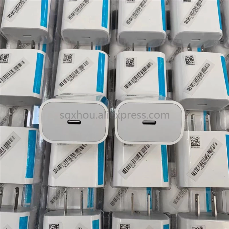 

10 шт. 20 Вт PD USB Type C зарядное устройство адаптер для iPhone 12 Pro 11 XS Быстрая зарядка US EU вилка зарядное устройство для путешествий адаптер питания