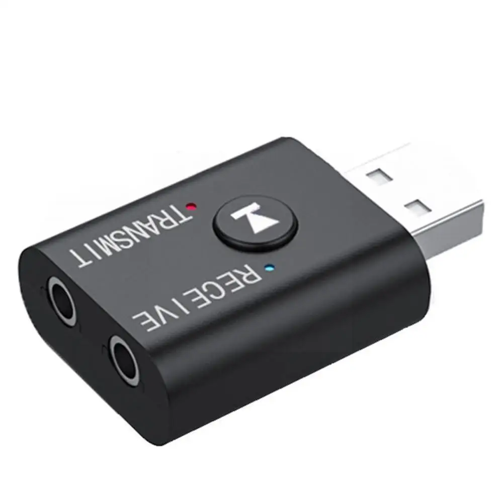 Беспроводной адаптер Usb Bluetooth 5 0 передатчик приемник ТВ музыкальный динамик для