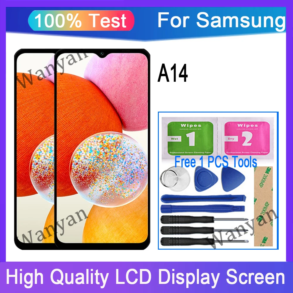 

Original For Samsung Galaxy A14 4G LCD Display Touch Screen Digitizer Replacement