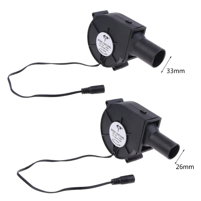 

9733 12V Air Blower Low Noise Stove Barbecue Stove Fan Multifunctional