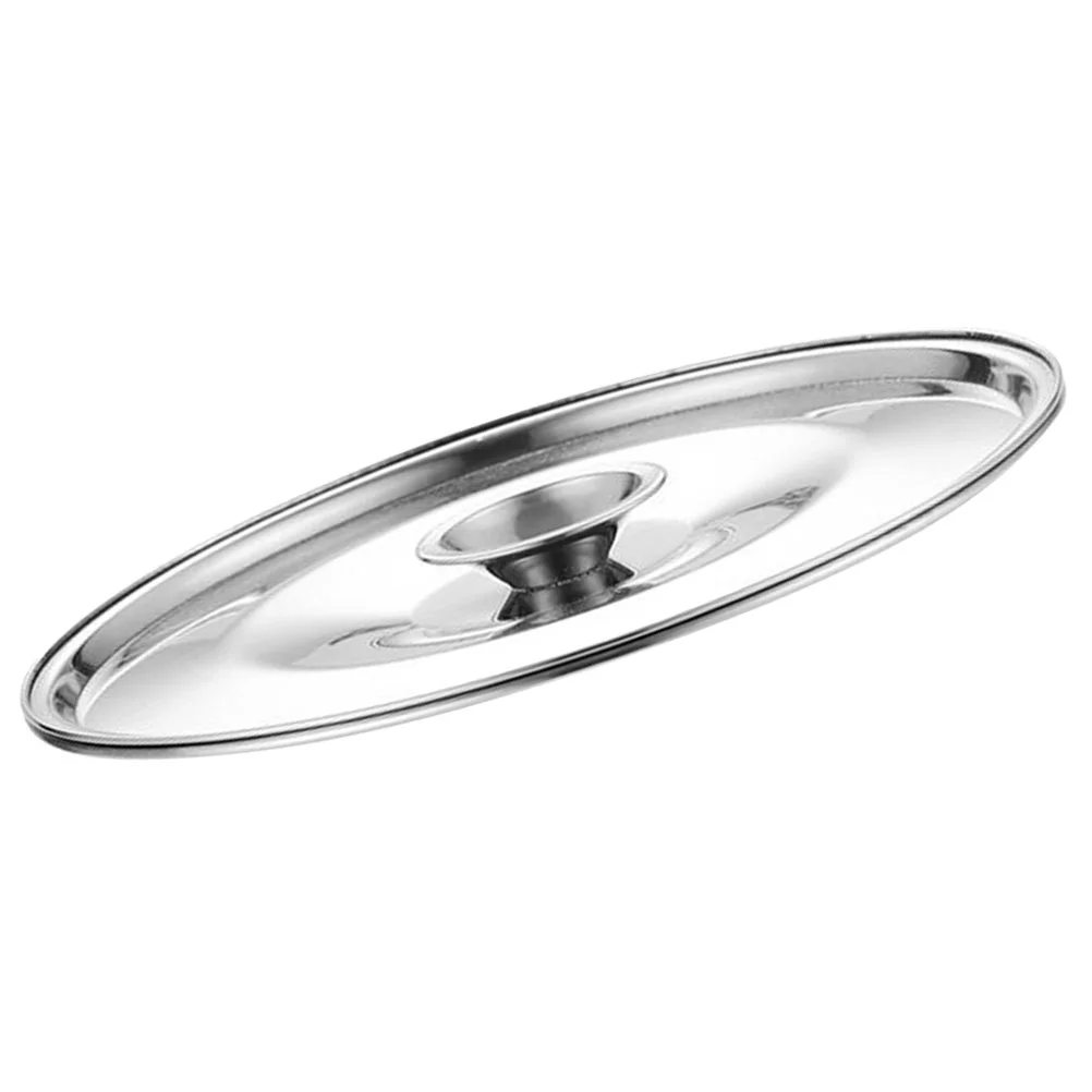 

Stainless Steel Seasoning Pot Lid Spill Proof Supplies Oil Tank Pan Covers Metal
