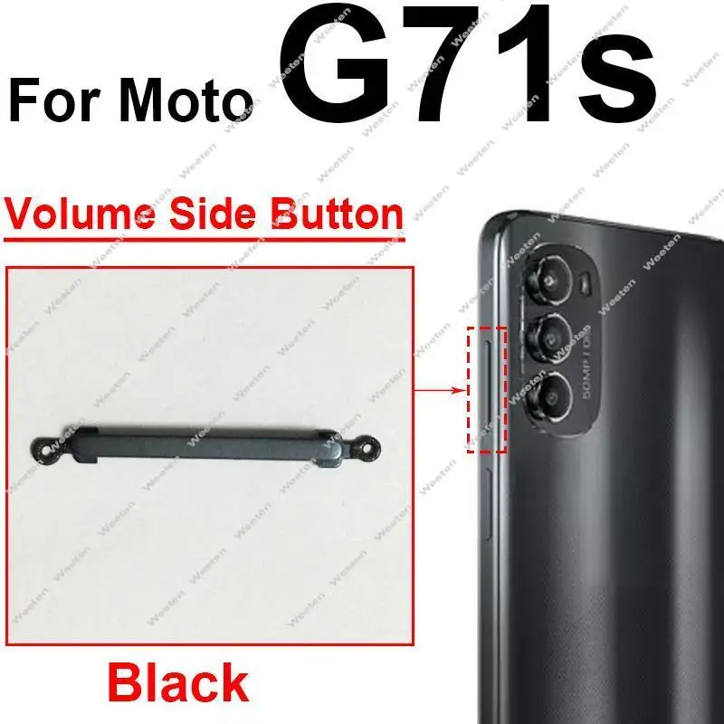 Для Motorola MOTO G31 G41 G51 G71 G71S 5G кнопка включения и выключения переключатель громкости боковые ключи запасные части (art.: 3920c261bc673) - 3920c261bc673