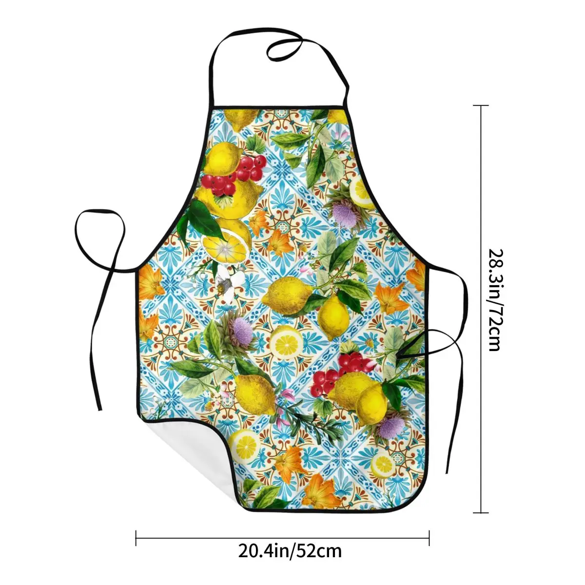 Пользовательские средиземноморские летние фрукты сицилийские лимоны плитка